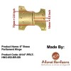 6" Brass Parliament Hinge 